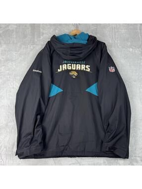 Vintage Jacksonville Jaguars Jacket Men XXL Reebok NFL Football Insulated Field